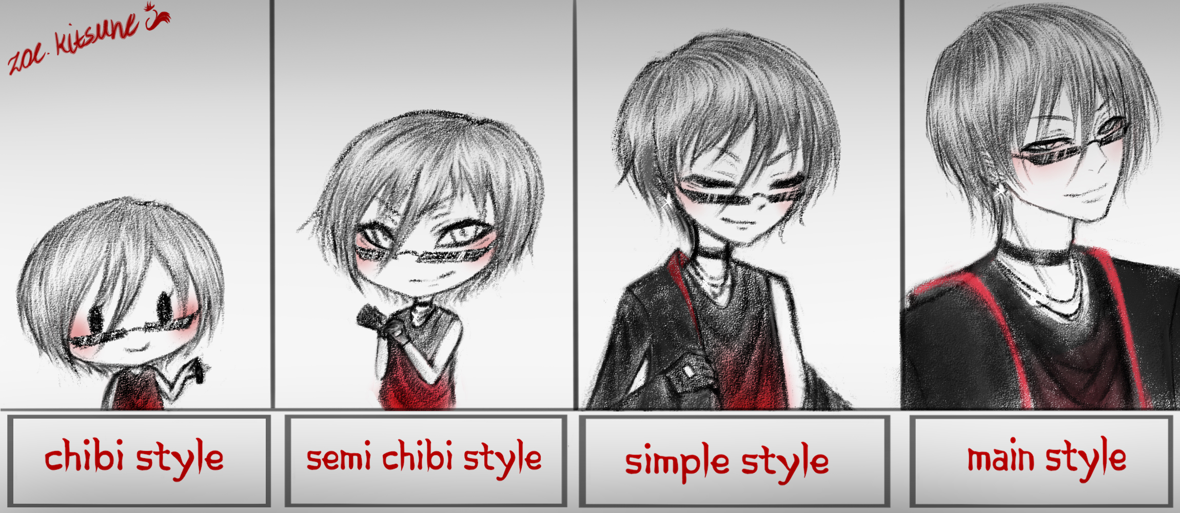 My 4 Art Styles By Xxnekoboyxx On Deviantart My 4 Art Styles By Xxnekoboyxx On Deviantart