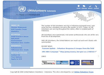 UN Volunteers Indonesia