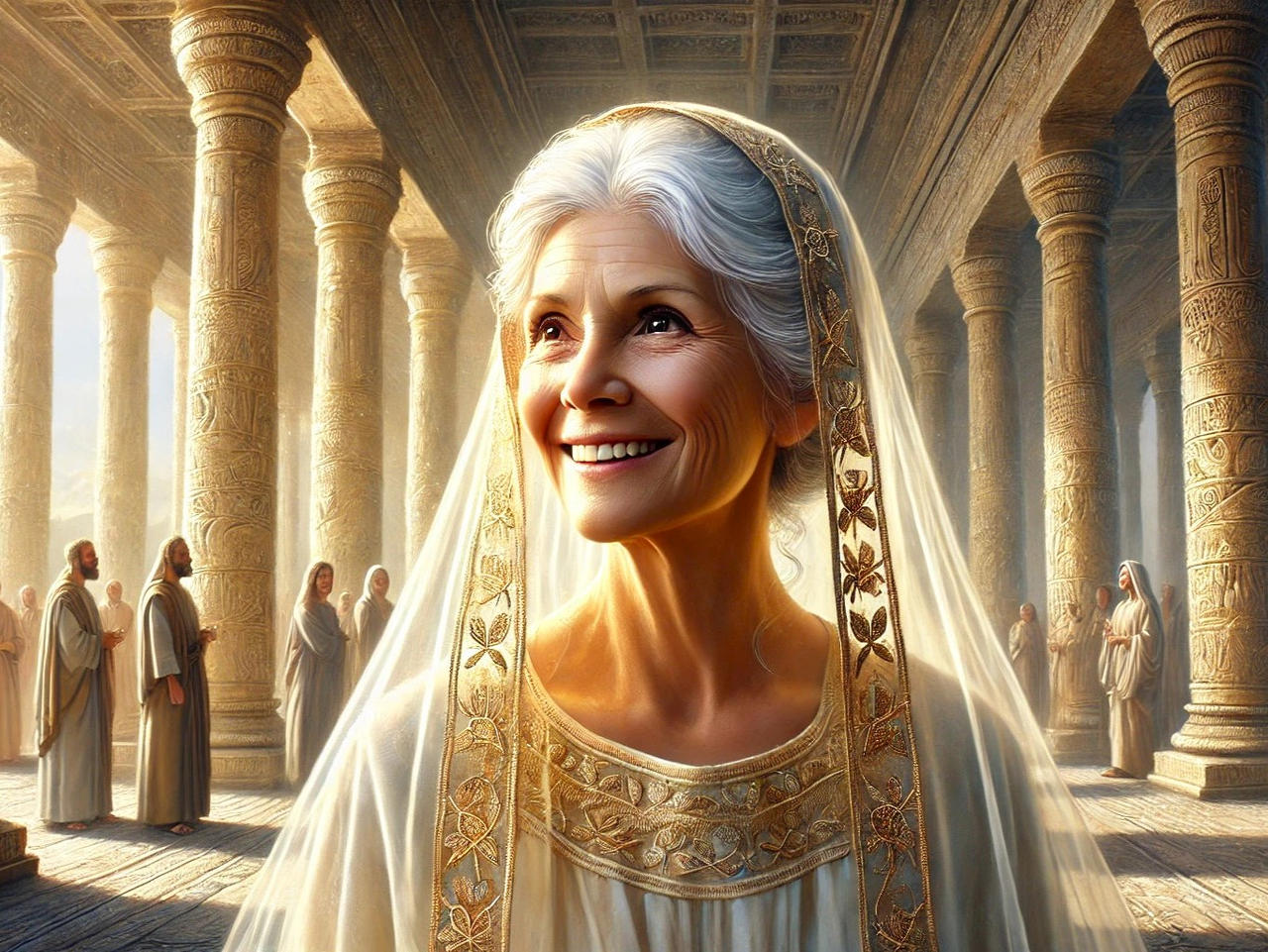 Prophethess Anna the Prophetess in the temple by Kre-spol on DeviantArt