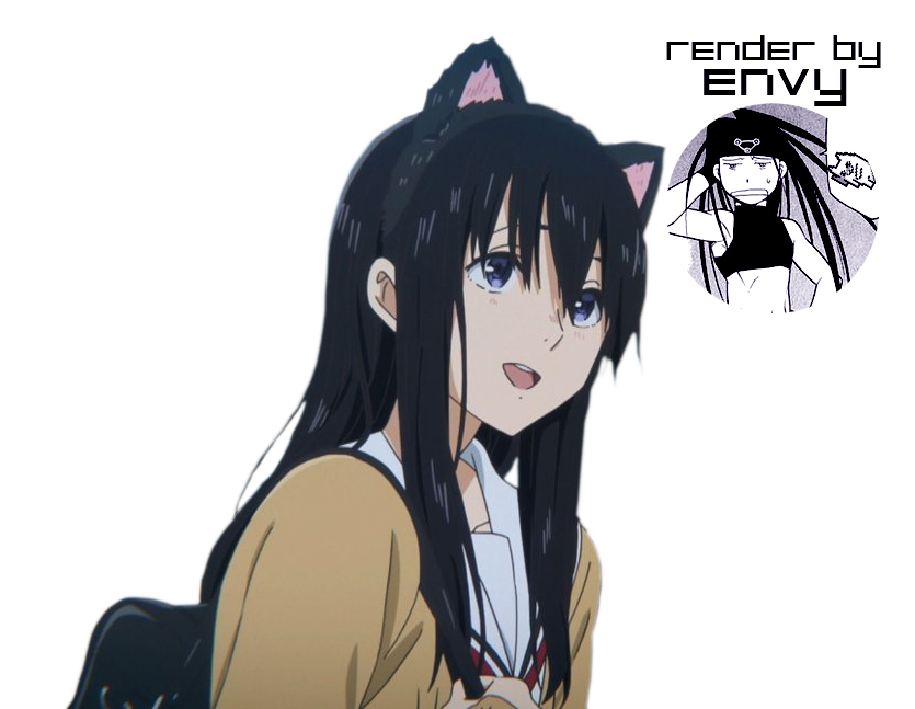 Koe no katachi Ueno Naoko - render by worthless-envy on DeviantArt