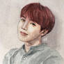 Hoseok - watercolour fanart