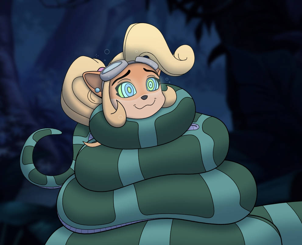 Captive Coco Coco Coiled by SpiEye on DeviantArt