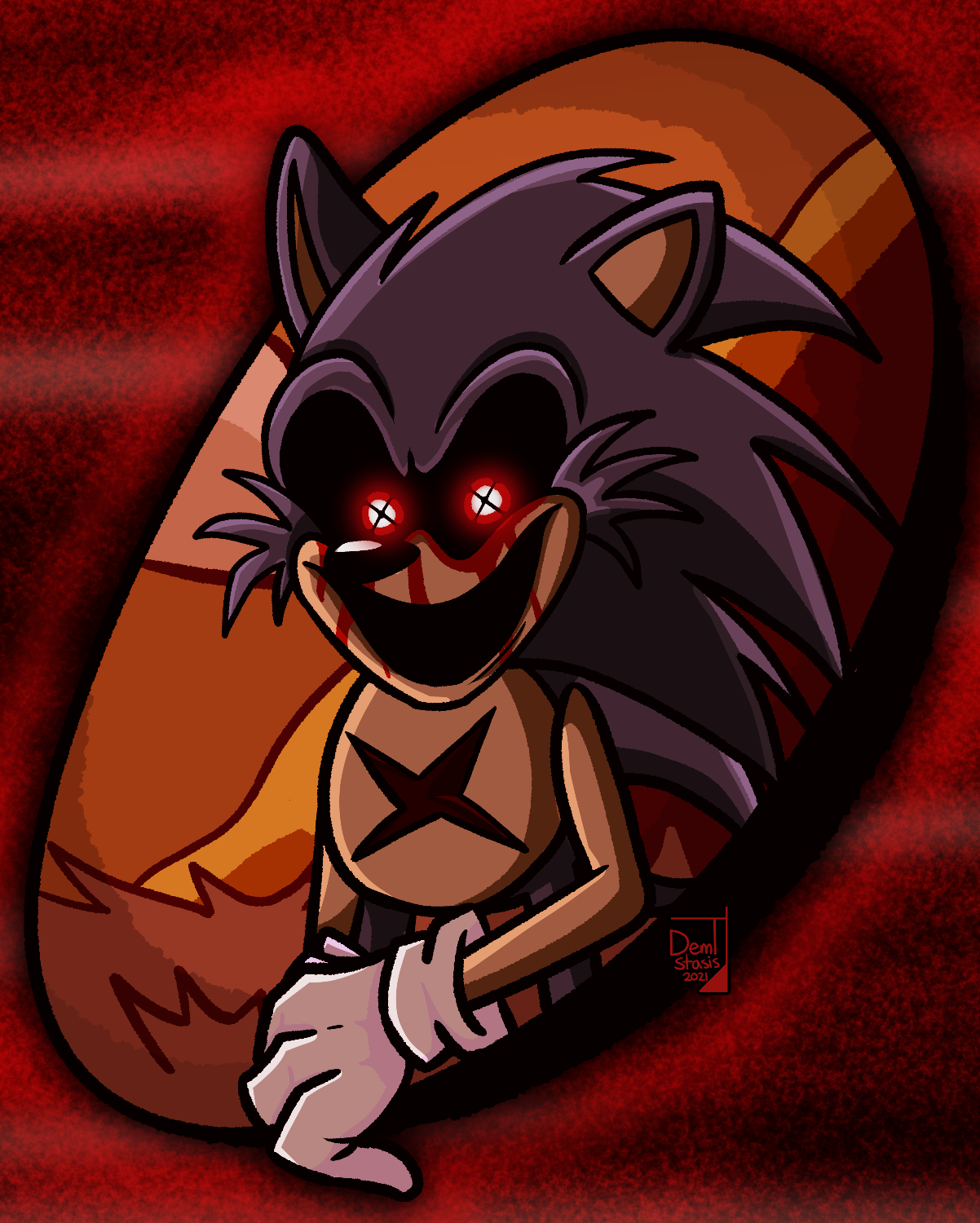 Lord X Sonic Exe Sticker