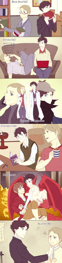 Johnlock!AUs