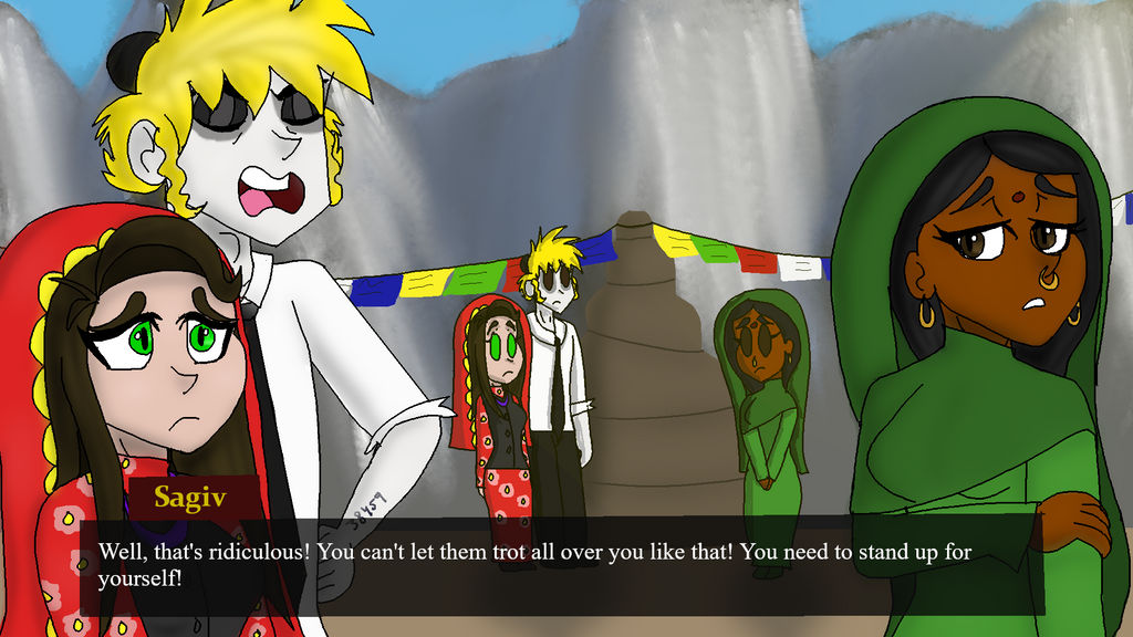 Fake Game Screenshot Meeting Shanoli by MissEljebel on DeviantArt