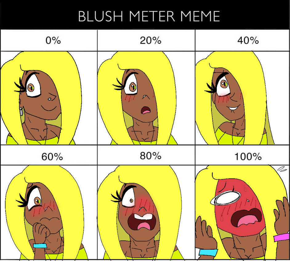 Blush Meter Meme Mikayla by MissEljebel on DeviantArt