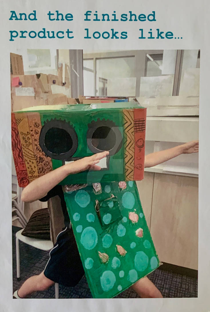 03 - FitBot Invention - The Robot - 11yrs by Art-by-AudreyB on DeviantArt