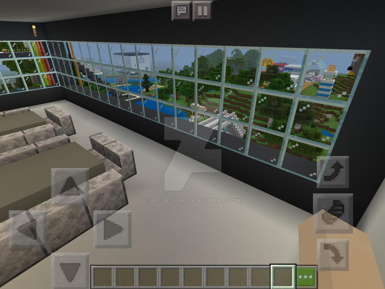 09 - Minecraft - View from Boxing Arena - 11yrs by Art-by-AudreyB on ...