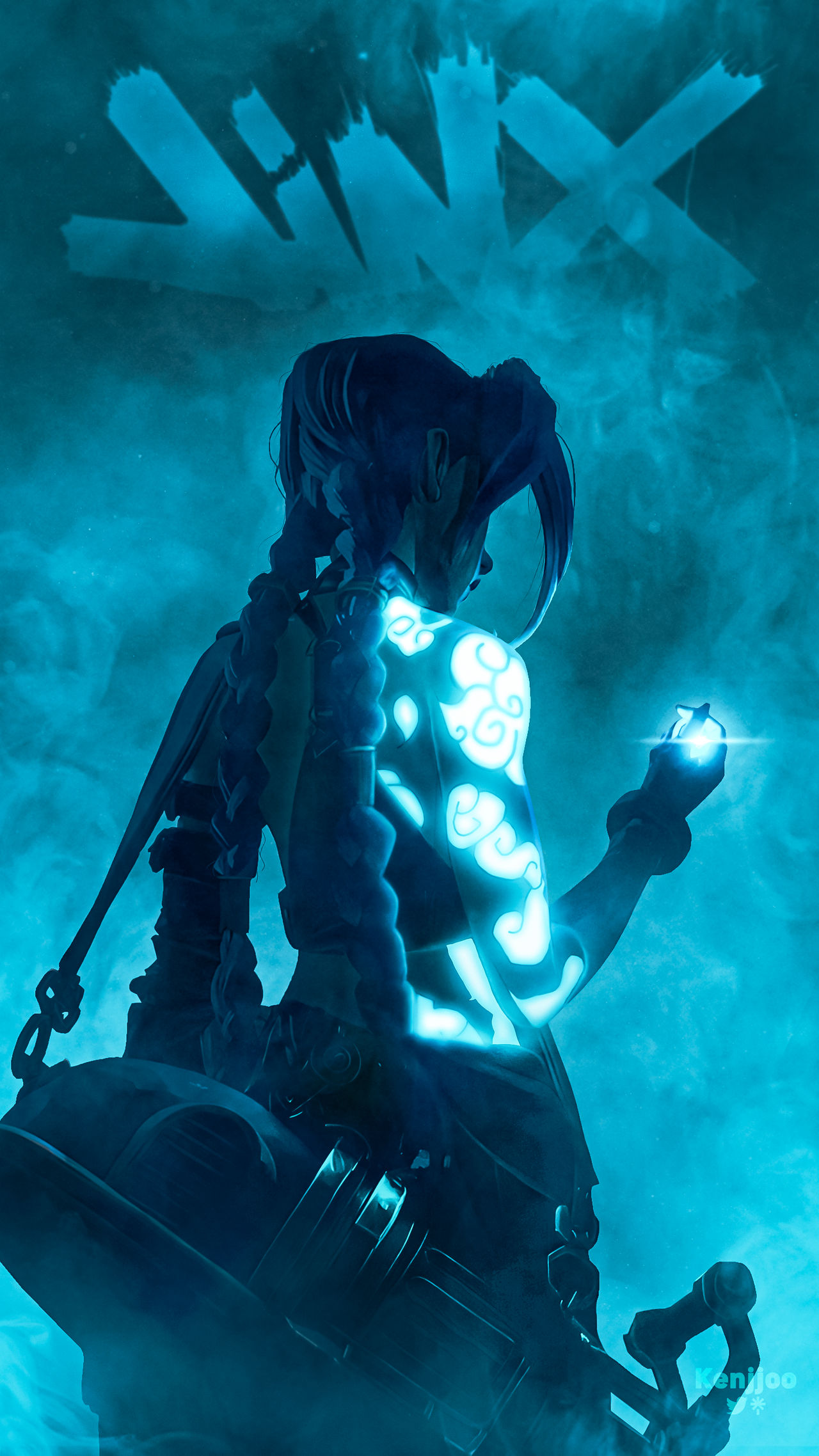 Jinx - Tattoo Glow Remade by Kenjjoo on DeviantArt