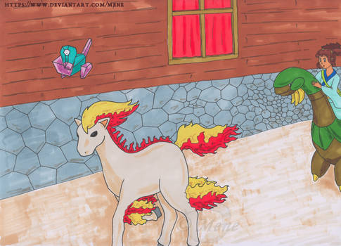 [Pokemon] Chasing after Ponyta