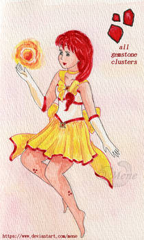 Sailor Garnet Heron - reference