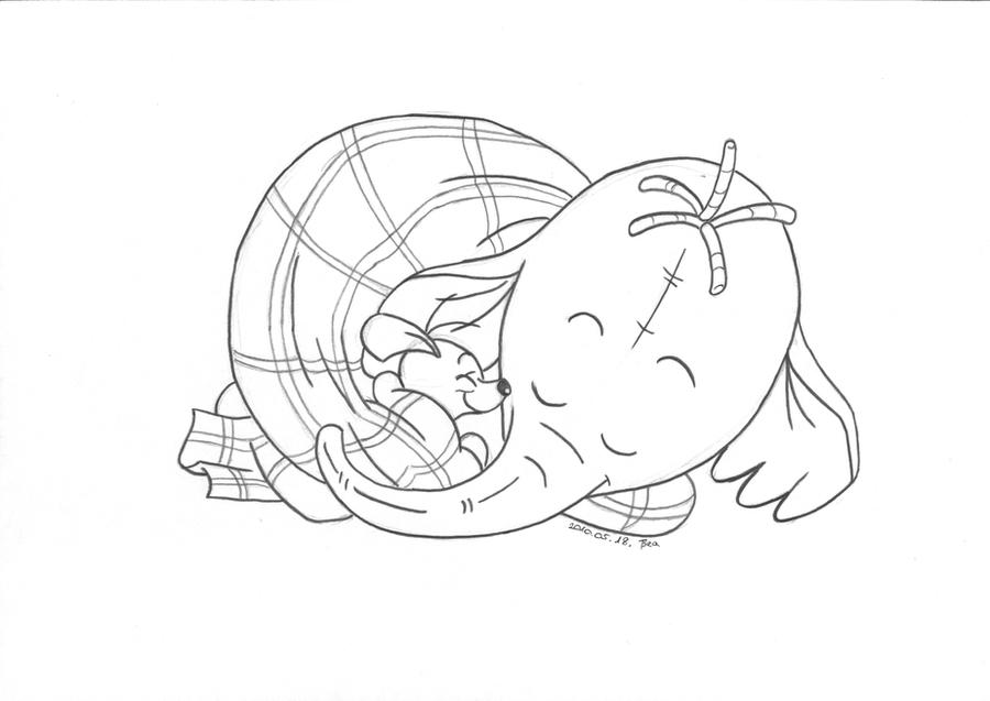 Deviantart Roo And Lumpy Roo and Heffalump in a blanket by black-snowball on DeviantArt