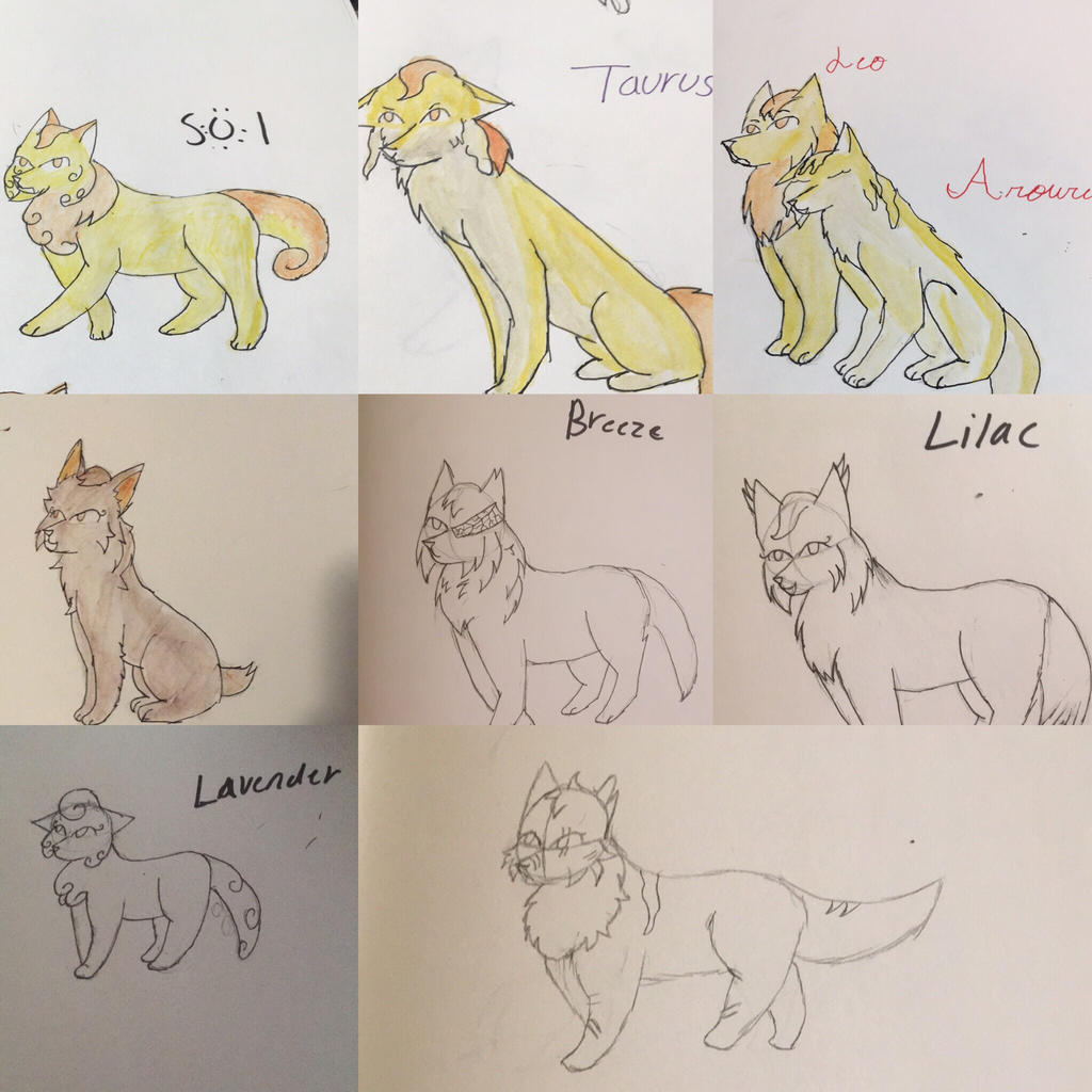 More rp wolves by LilacPupp on DeviantArt