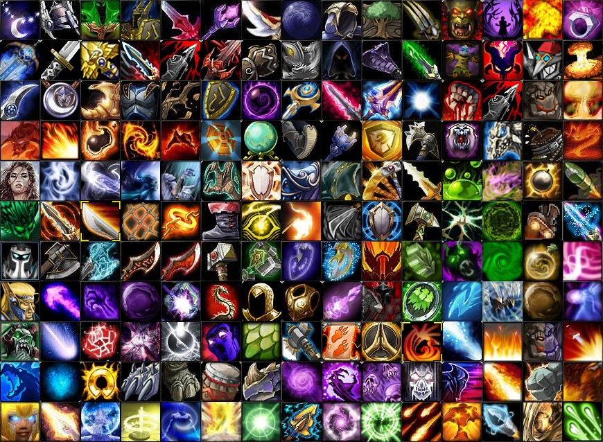 Warcraft icons