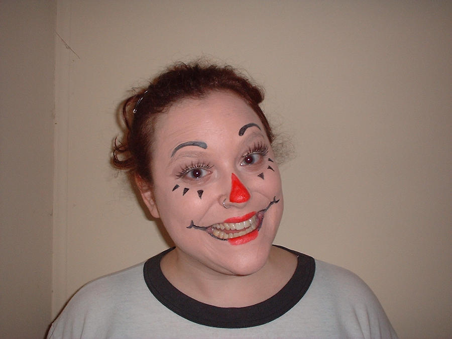 Raggedy Ann Makeup Test By Red Lucy On