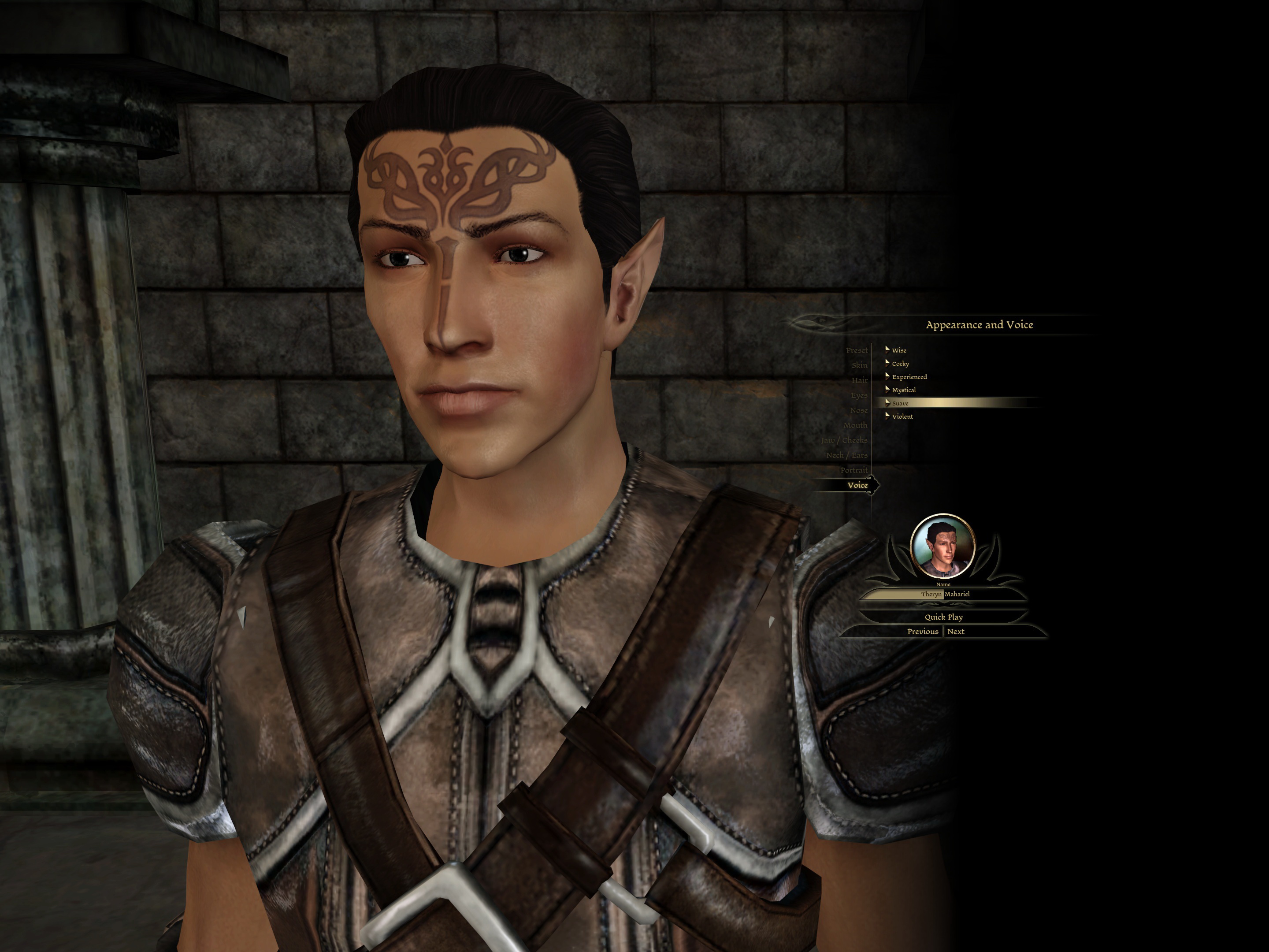 Theron Mahariel - Male Dalish Elf Origin