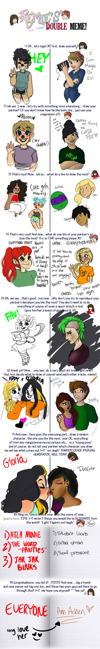 Double Meme w/ Romy by RandomArtz95 on DeviantArt