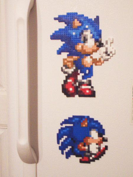 Sonic Magnet Bead Sprite