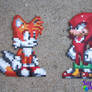 Tails and Knuckles Bead Sprite