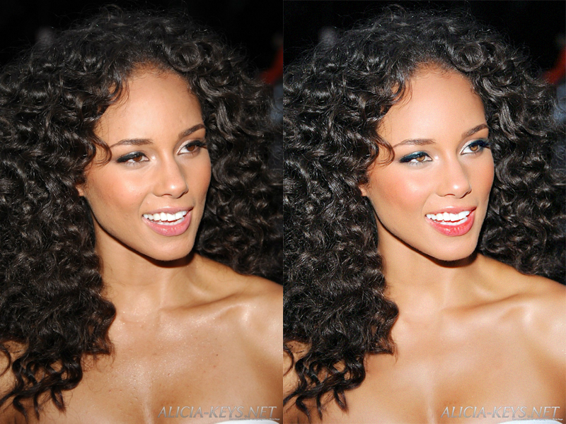 Retouch Alicia Keys