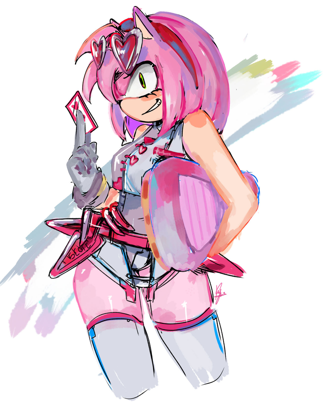 Amy Rims Art Riders Amy by Kyuhatesyou on DeviantArt