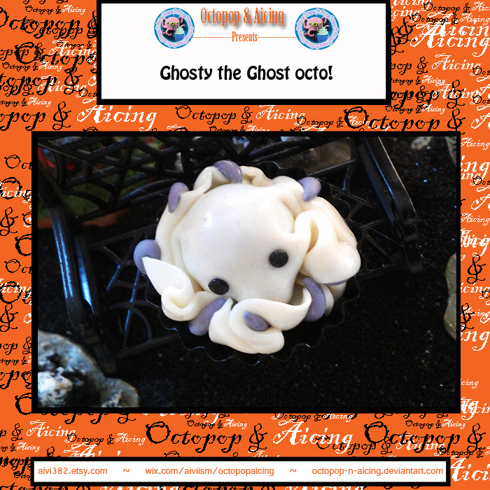 Ghosty Octopus Key Chain