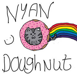 nyan doughnut