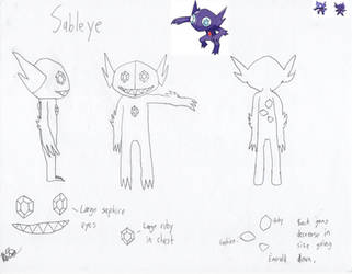 Sableye Costume Reference