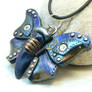 blue steampunk butterfly