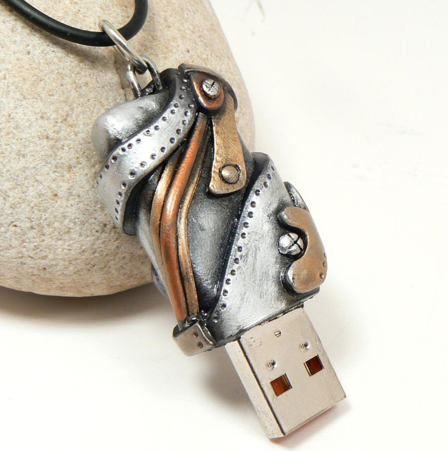 a flash drive and it works