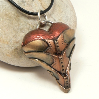 Amored Heart Pendant