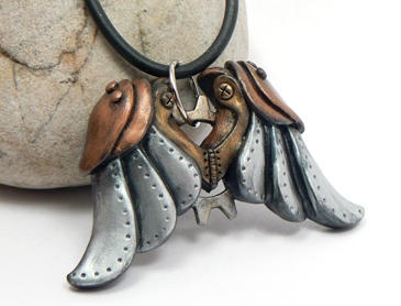 Steampunk Wings Pendant