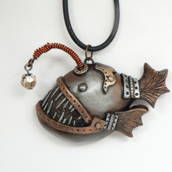 Steampunk Angler Fish by DesertRubble