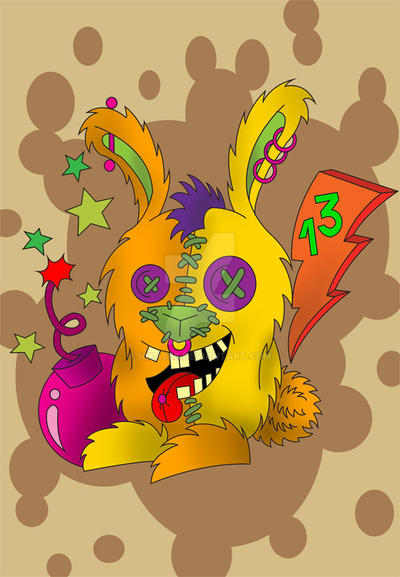freaky bunny by Nika666 on DeviantArt