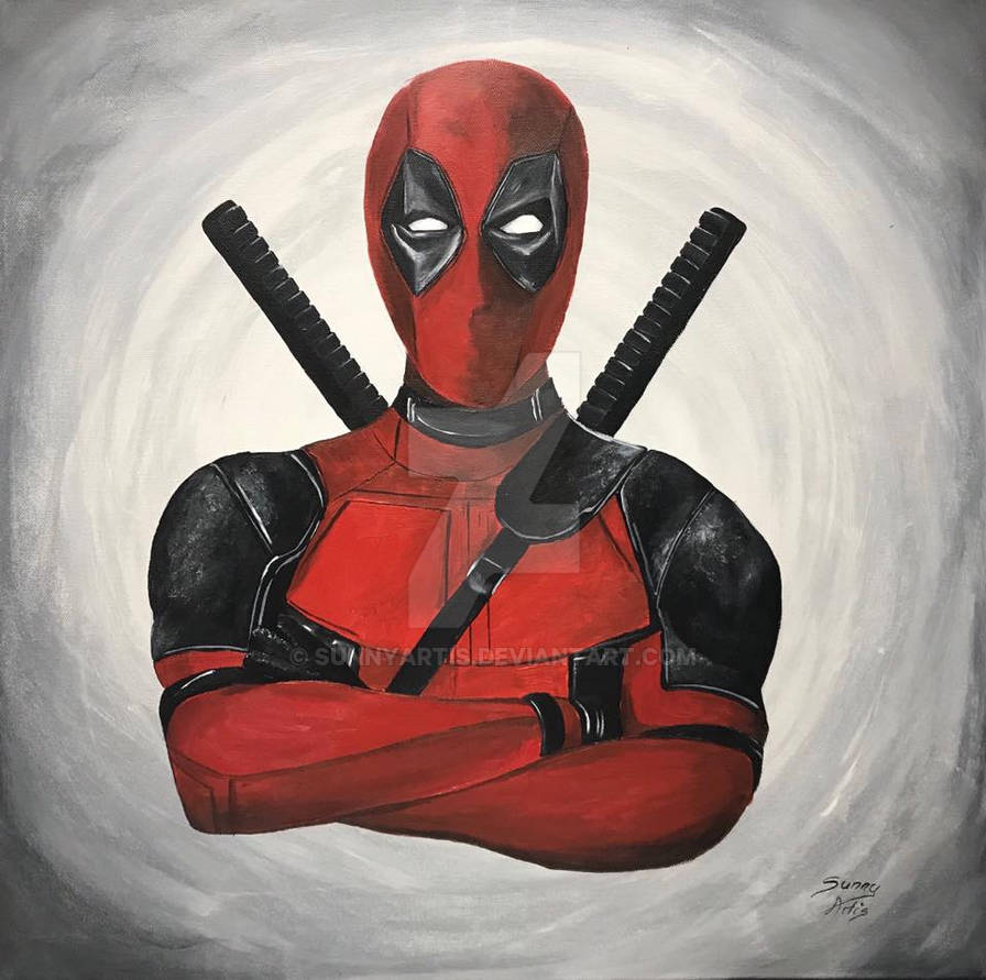 Deadpool Acryl by SunnyArtis on DeviantArt