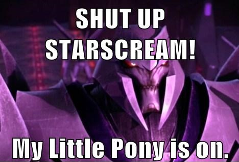 Meme: Shut up Starscream