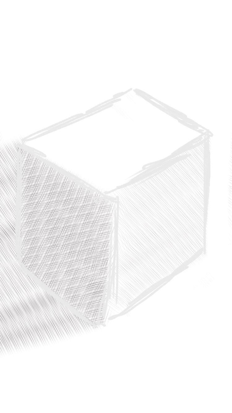 Cross-hatch cube by Hapax-Legomenon on DeviantArt