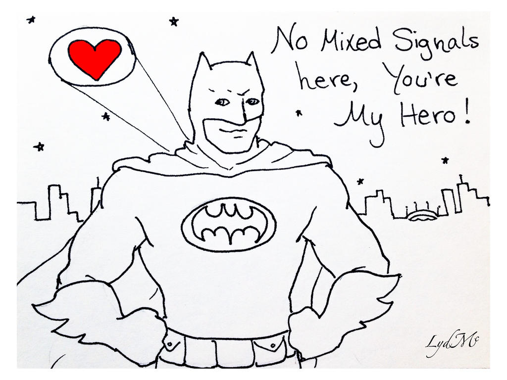 Nerdy Valentines Day Cards: Batman!