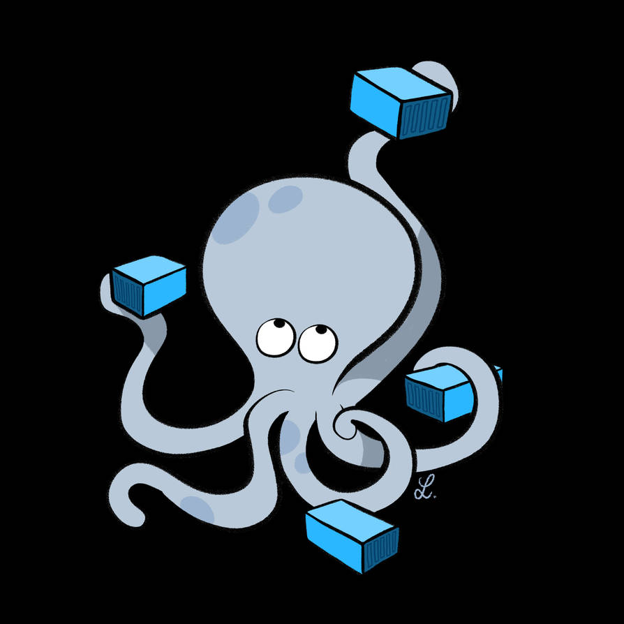 Container Octopus Octopus with Docker containers. by bloglaurel on DeviantArt