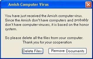 Amish Computer Virus