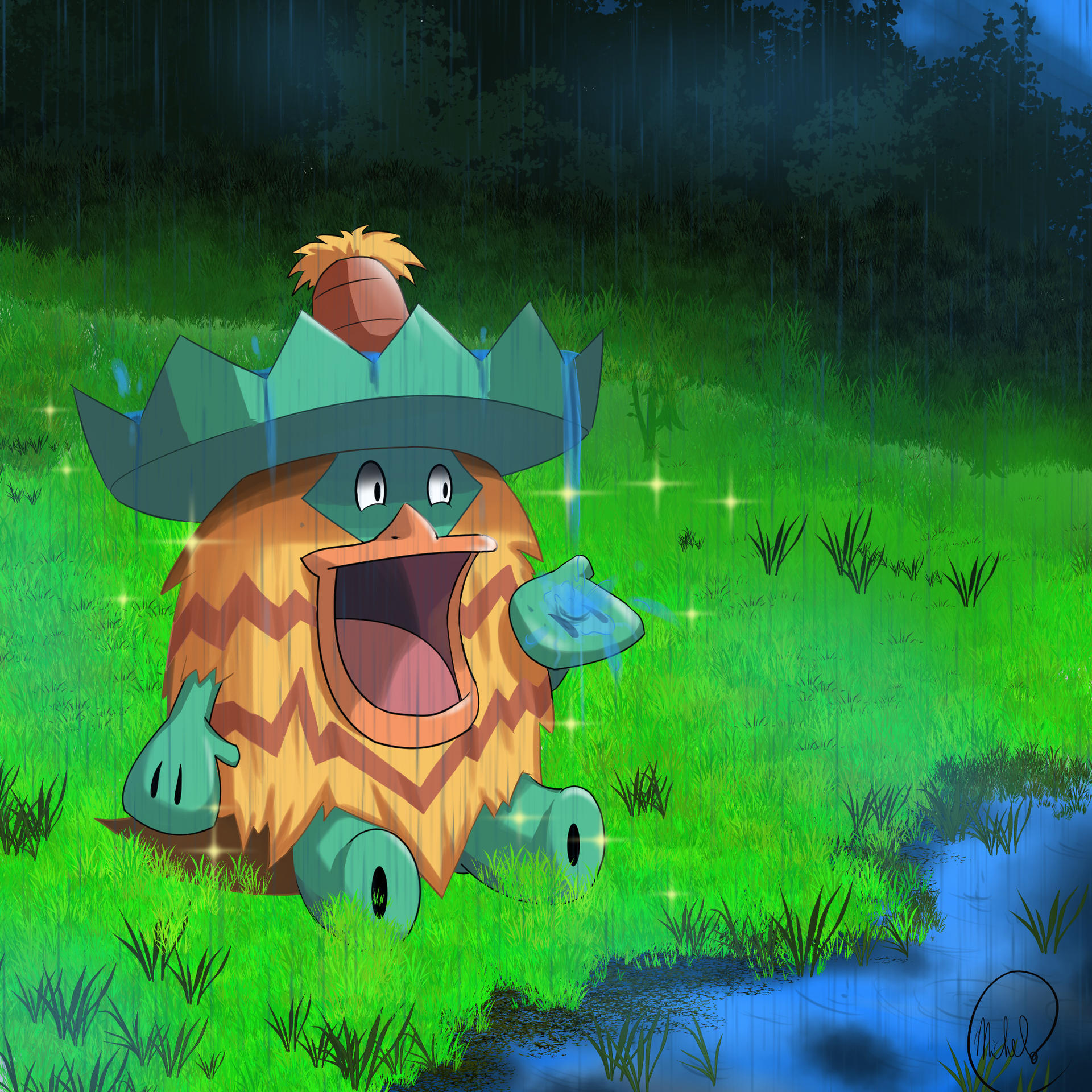 Shiny Ludicolo by Wichelo on DeviantArt