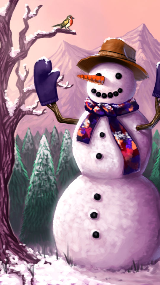 Snowman live wallpaper by beaulamb1992 on DeviantArt
