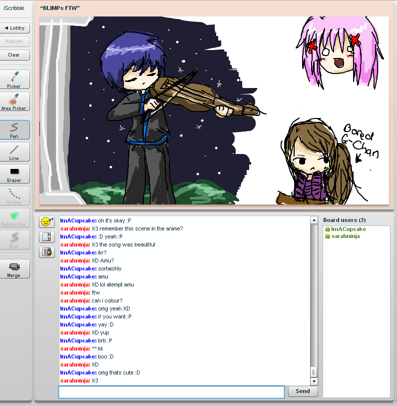 Shugo Chara iscribble XD