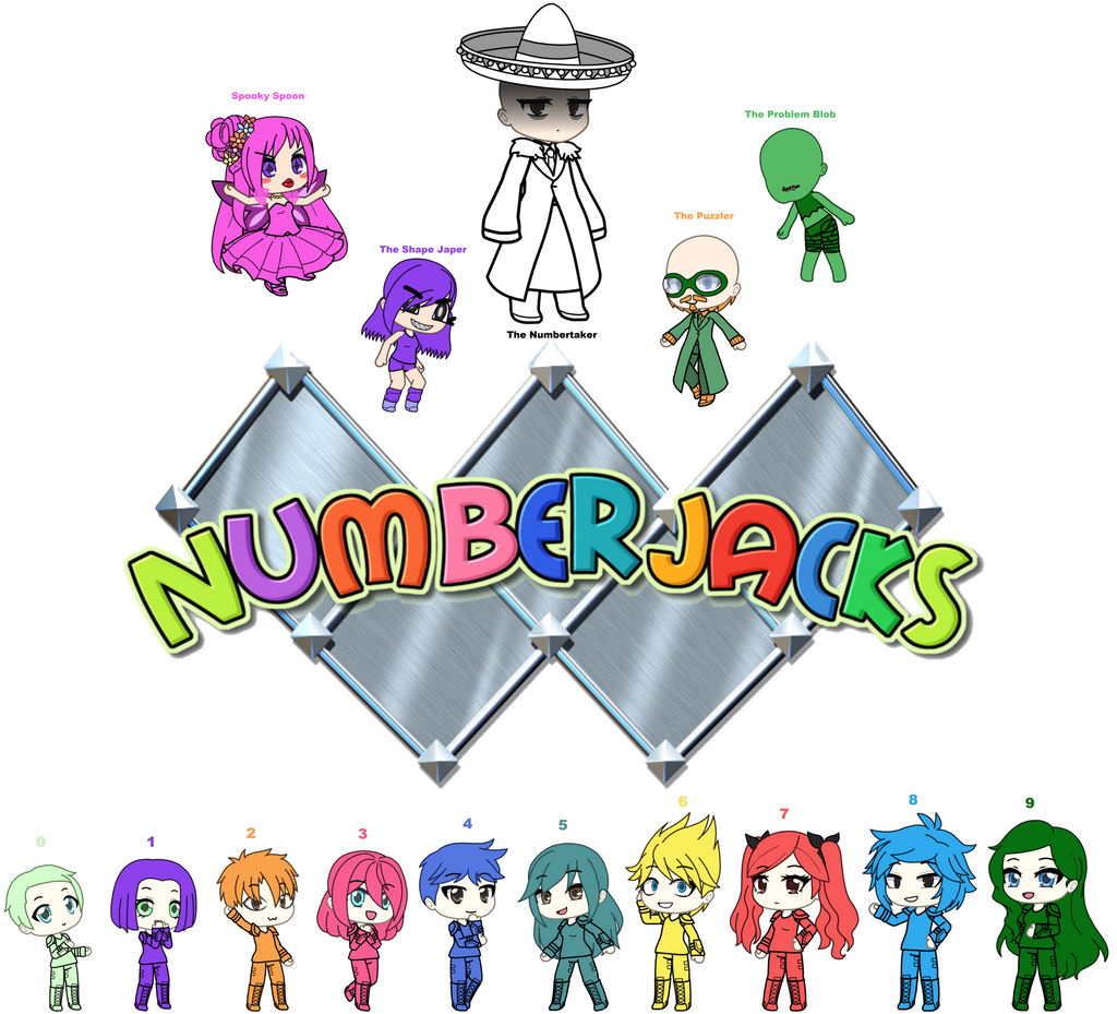 Numberjacks Designing Humans Numberjacks Logo by burntuakrisp on DeviantArt