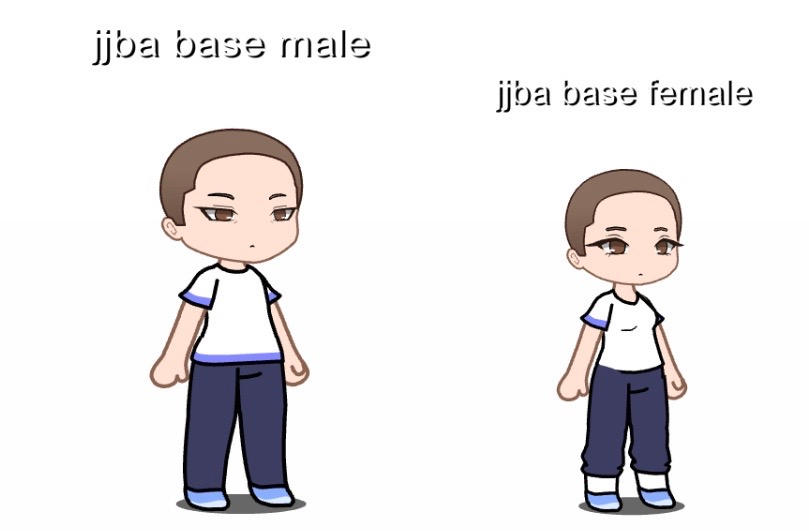 photo Gacha Club Body Base gacha club jjba base by burntuakrisp on