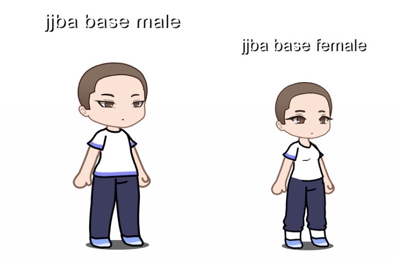 Gacha Club Body Base With Eyes And Hair - Boorupen Wallpaper