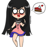 Chibi loves cake