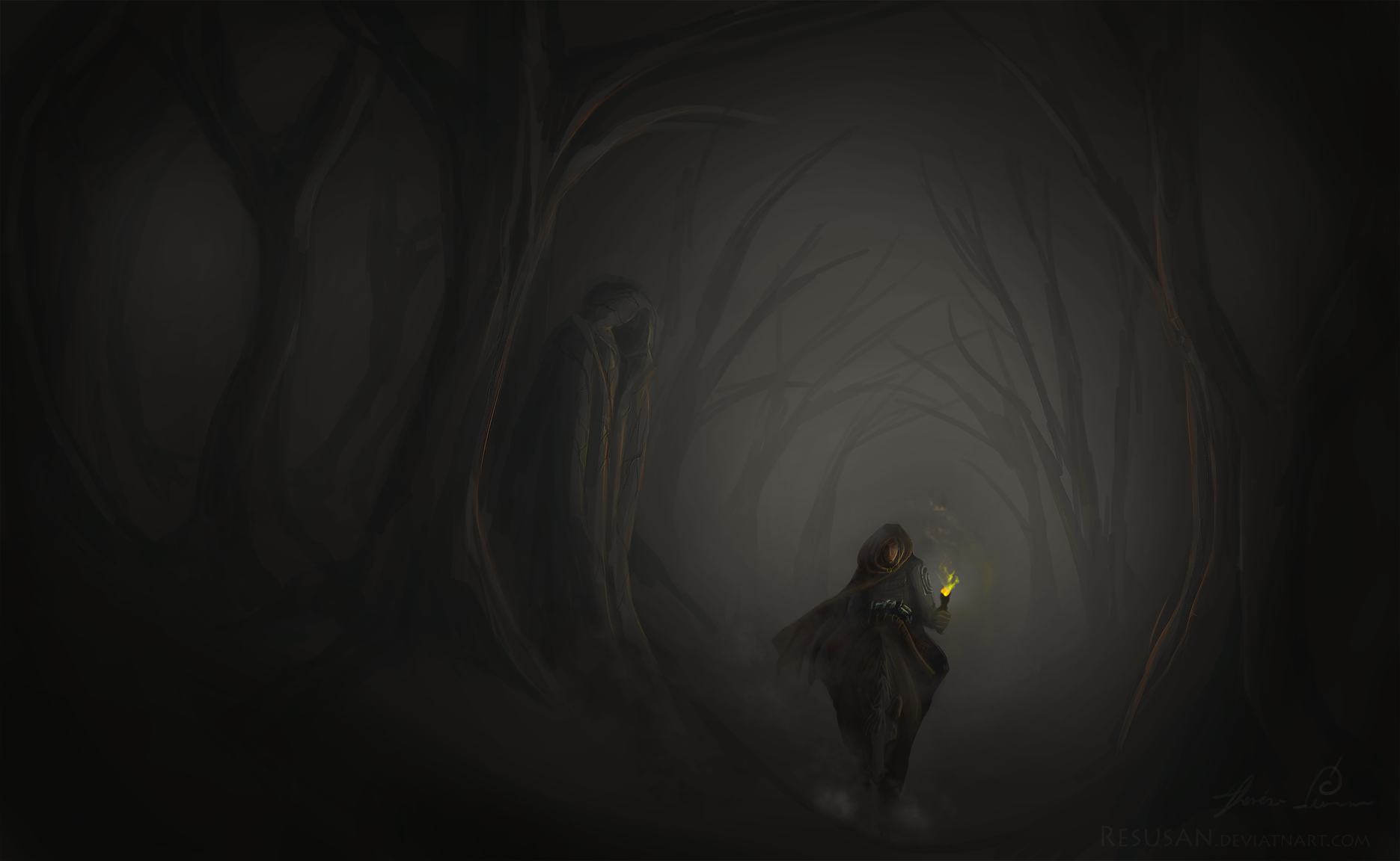 Foggy Forest By Resusan On Deviantart Foggy Forest By Resusan On Deviantart