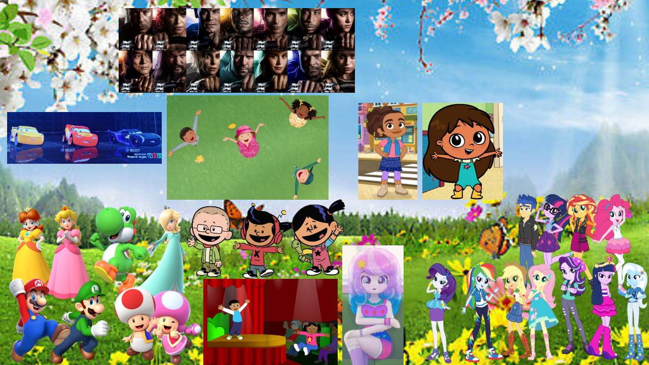 Springtime Characters All characters are celebrating the 1st Spring Day by S1732202 on DeviantArt
