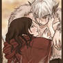 red riding hood and white wolf